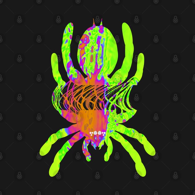 Tarantula Silhouette V41 (Tie Dye) by IgorAndMore