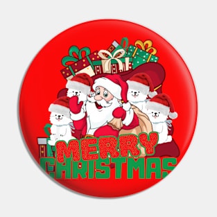 SantaClausMerryChristmas Pin