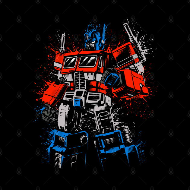 Splatter Prime - Optimus Prime - Phone Case