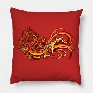 Montenegro's two headed golden eagle Pillow