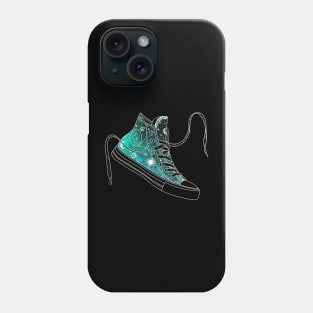 Pisces high tops - Space canvas Phone Case