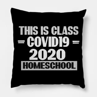 Corona Homeschool T-Shirt Pillow