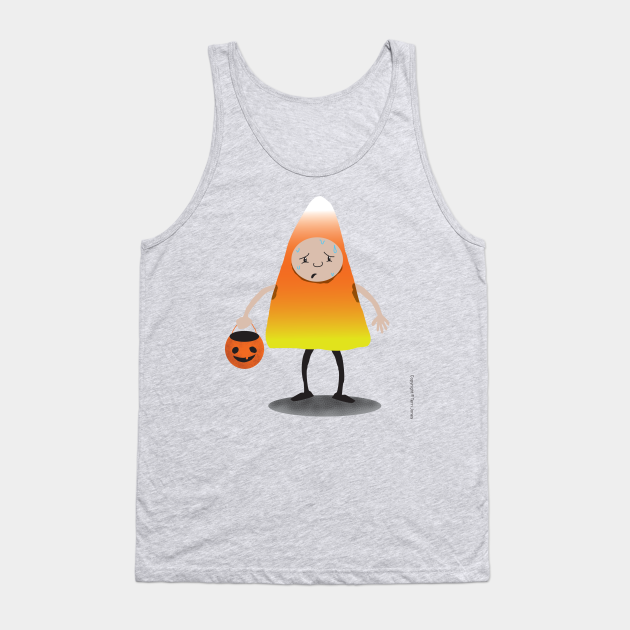 Sweaty Candy Corn Halloween Costume Candy Corn Tank Top Teepublic