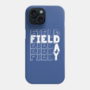 Field Day 2022 For school teachers kids and family blue Phone Case