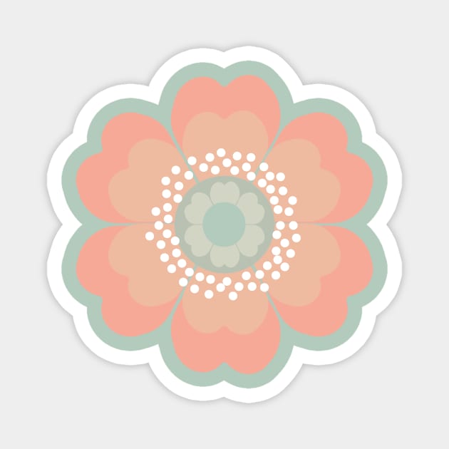 happy flower Magnet by SeventyEightDesigns