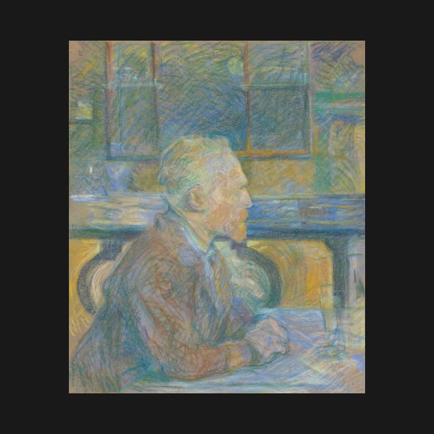 Henri de Toulouse-Lautrec, Portrait of Vincent van Gogh, 1887 by The_Art_Collector