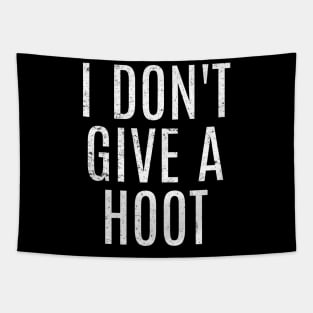 I Don't Give A Hoot Tapestry