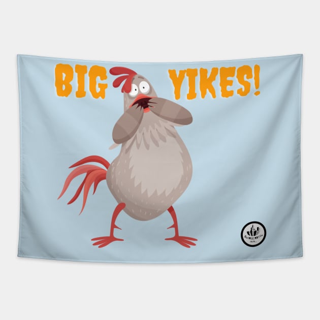 Turkey Art Big Yikes Tapestry by ClocknLife