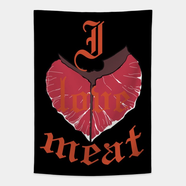 meat lover Tapestry by Paskalamak