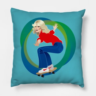 Skateboard Jill Pillow