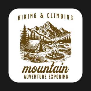 hiking and climbing mountain adventure T-Shirt