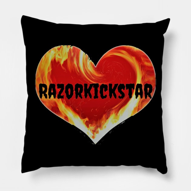 Razorkickstar Gamer Pillow by jennifersoldner