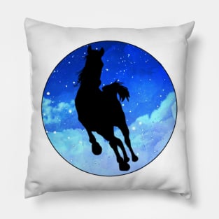 Stallion in the stars Pillow