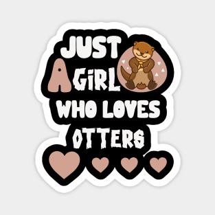 Otter gifts for otter lovers ,her Otter half Magnet