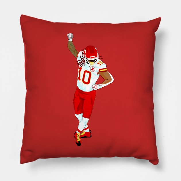 Isiah Pacheco 10 - kc chiefs Pillow by Qrstore