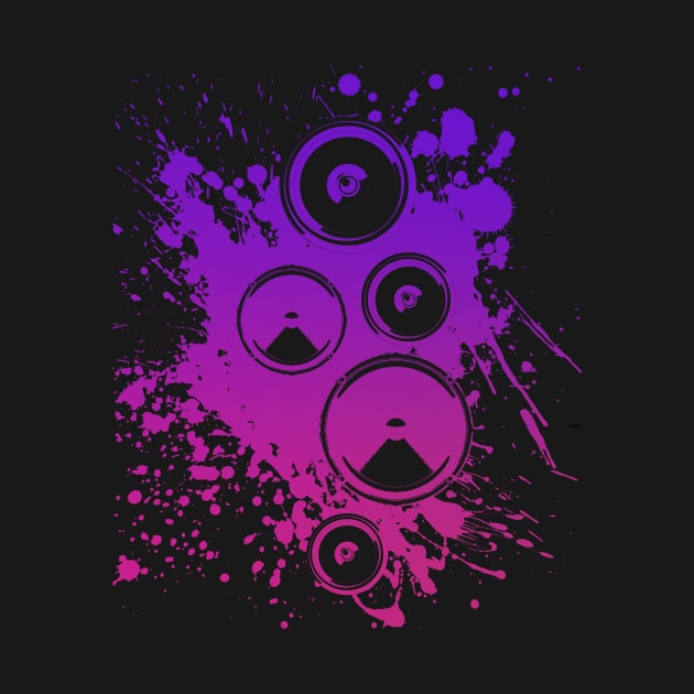 Dark Techno Speaker EDM Music Festival by shirtontour