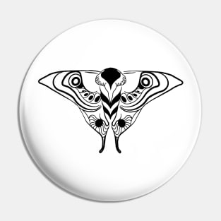 Ellies Moth Tattoo Pin