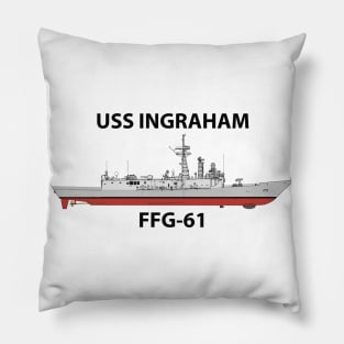 USS INGRAHAM - FFG-61 OH PERRY CLASS Pillow