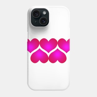 Hearts, Hearts, Hearts - In the Pink Phone Case