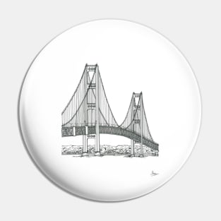 The Mackinac Bridge Pin