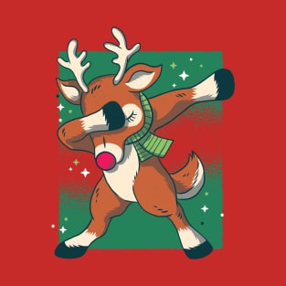 Dabbing Rudolf Reindeer T-Shirt