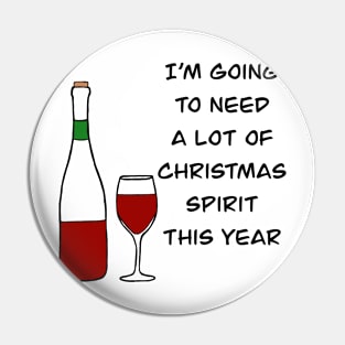 Christmas spirit Pin