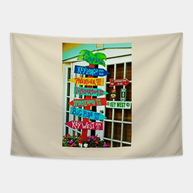 On island time Tapestry by thadz