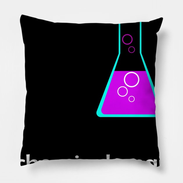 chemical engineering with logo engineer Pillow by PrisDesign99