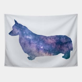 Corgi Out of this World - Space Theme Dog Tapestry