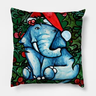 Christmas Elephant Pillow