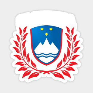 Slovenian Pride Flag T-Design Magnet