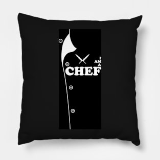 chef aprons funny design by ironpalette Pillow