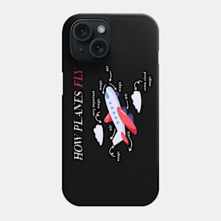 How Planes Fly Aerospace Engineering Aviation Phone Case