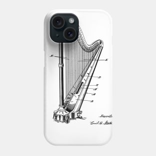 HARP Vintage patent drawing Phone Case