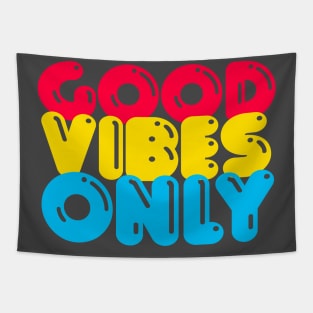 GOOD VIBES ONLY   / Typographic Quote Tapestry