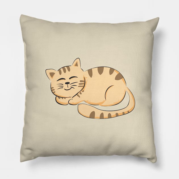 Cat Lovers Graphic Pillow by Aspita