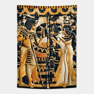 KING TUT's WEDDING (Egyptian Tutankhamun) Tapestry