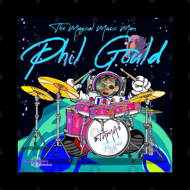 Tiny Phil Space Drummer by EnceladusWaters