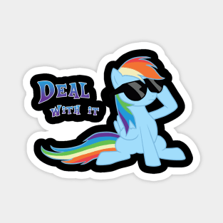 My Little Pony - Rainbow Dash - Deal With It Magnet