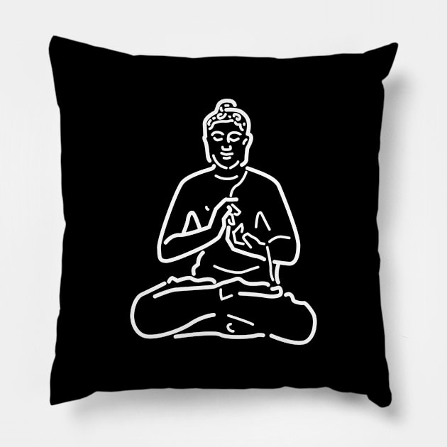 Buddha Pillow by Black Pumpkin