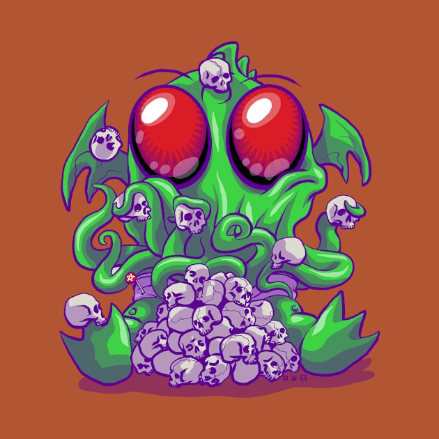 Lil' Cthulhu II by cs3ink