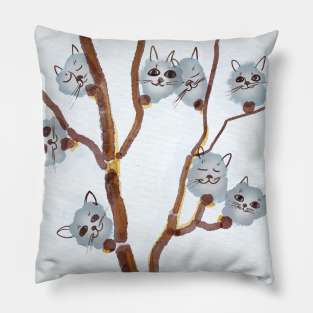 willbo cats Pillow