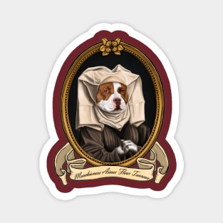 Renaissance Dog - Marchioness Aimée Fleur Taureau Magnet