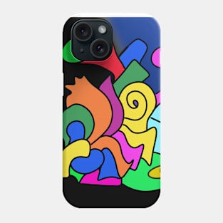 Psychedelic Shapes Phone Case