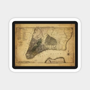 Old Map - Vintage - New york Magnet