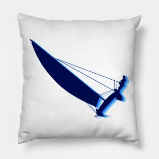 Triple catamaran sailing Pillow