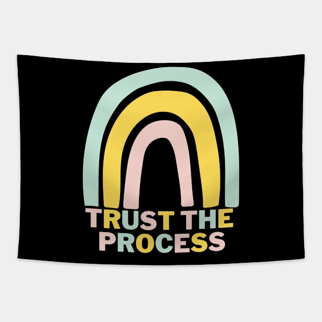 TRUST THE PROCESS Tapestry by TheBlobBrush