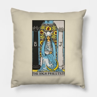 The High Priestess tarot card Pillow