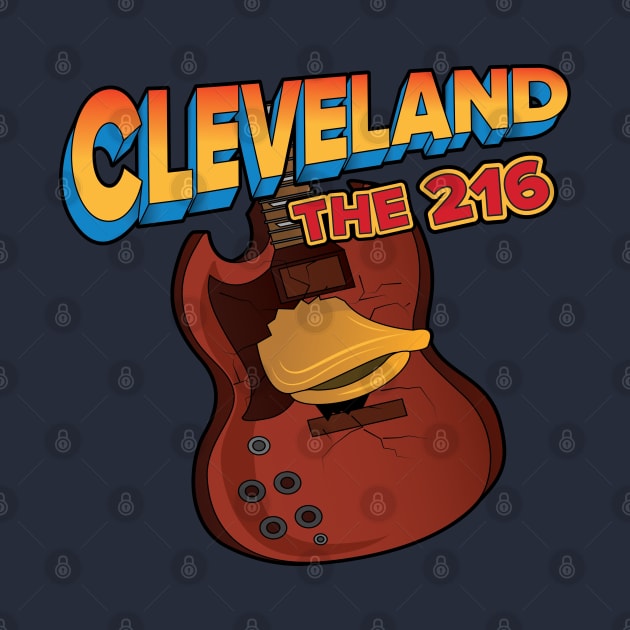 Cleveland The 216 by DeepDiveThreads