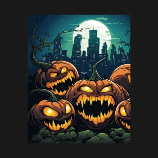 Halloween Art, Pumpkin Art T-Shirt